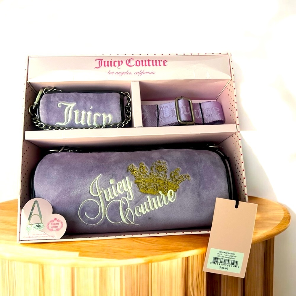 Juicy Couture Limited Edition Heritage Barrel Bag Gift Set
